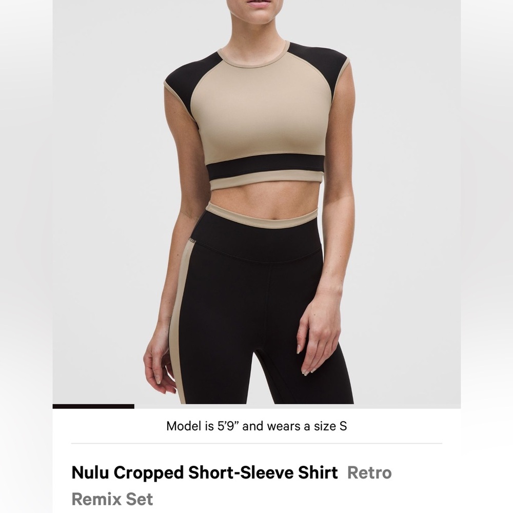 Nulu Cropped Short Sleeve Shirt